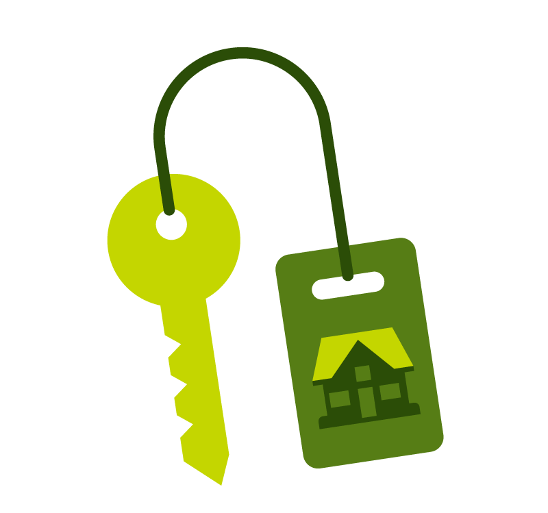 conventional mortgage keys icon